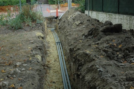 L'enfouissement des réseaux.